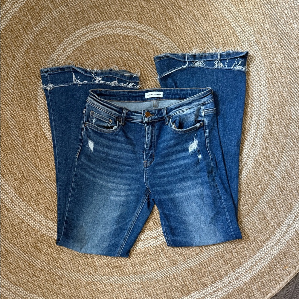 Flying Monkey Mid-Rise Flare Stretch Jean Size 30